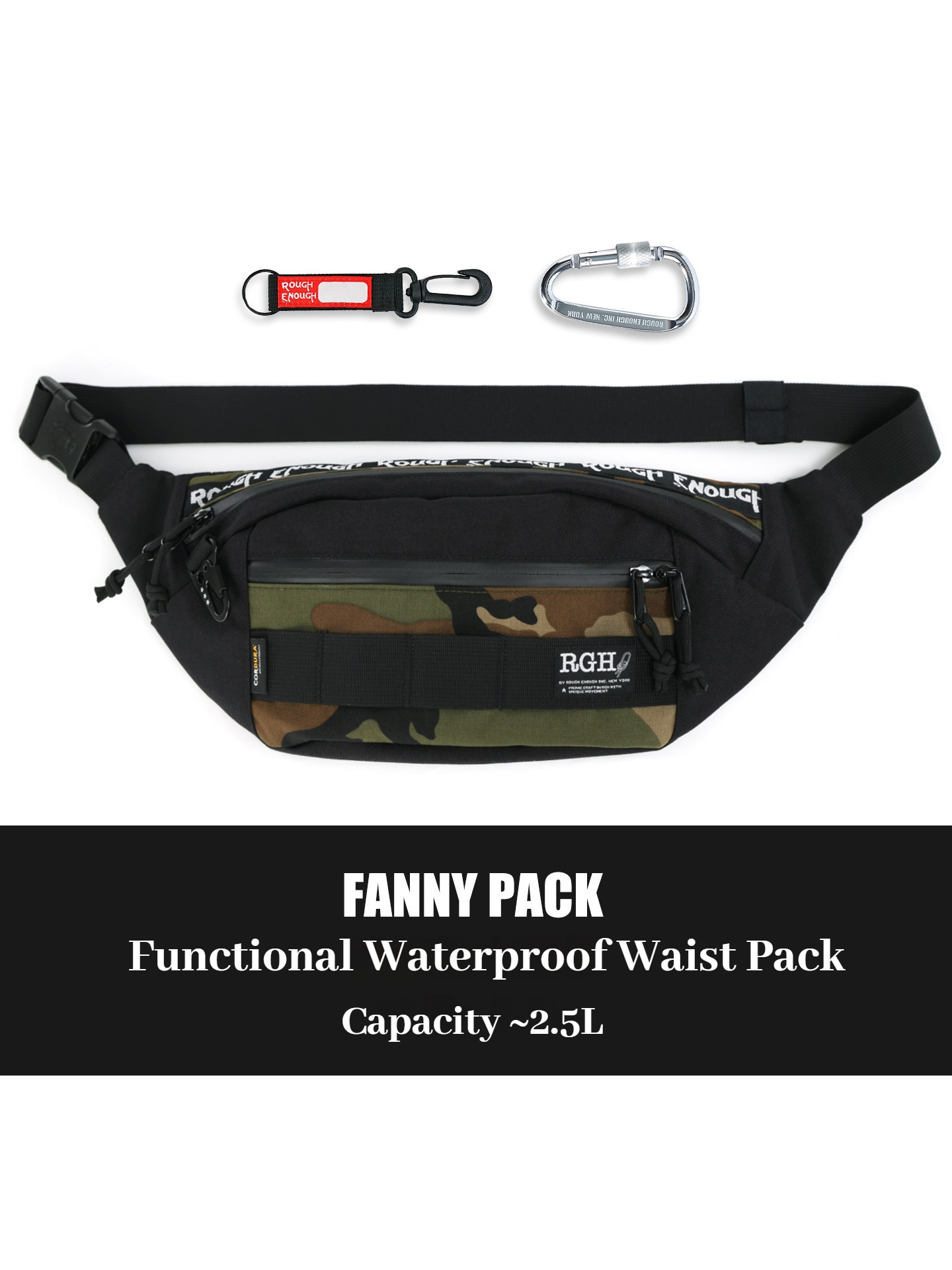 Fishing Backpack - Тактическая функциональная поясная сумка RGH Camo,