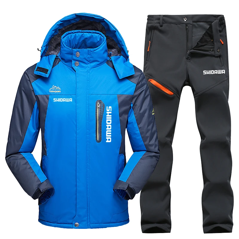 Fishing Pants Waterproof - Новые зимние мужские рыболовные комплекты: утепленные