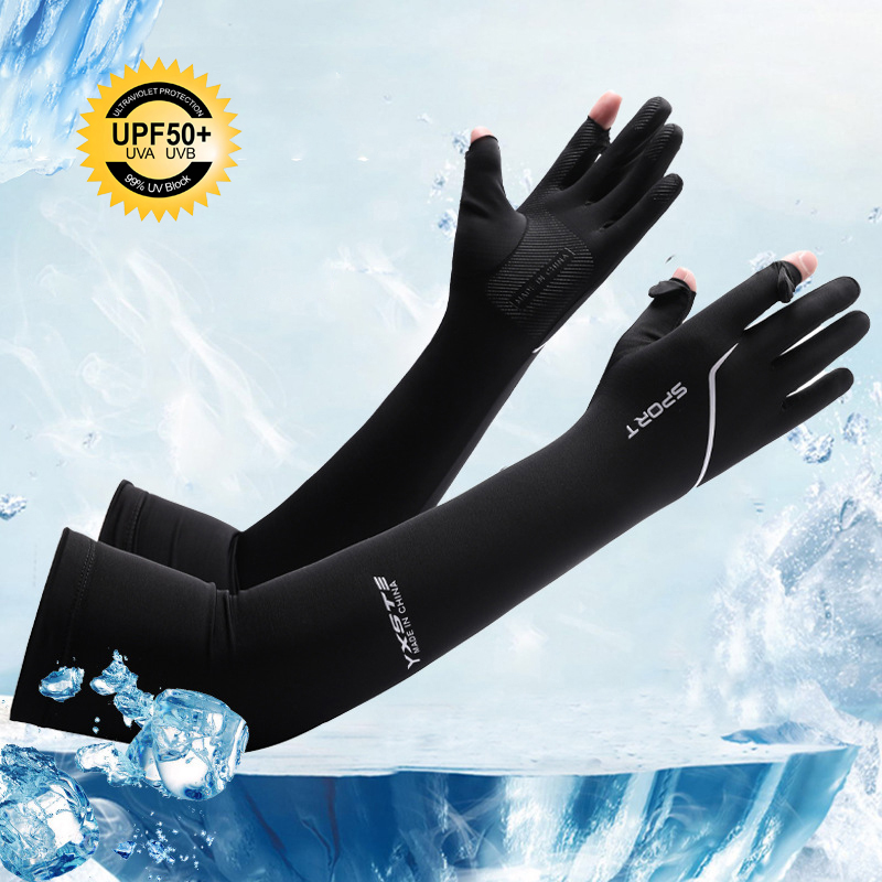 Солнцезащитные длинные рукава- – обзор и цена Fishing Gloves